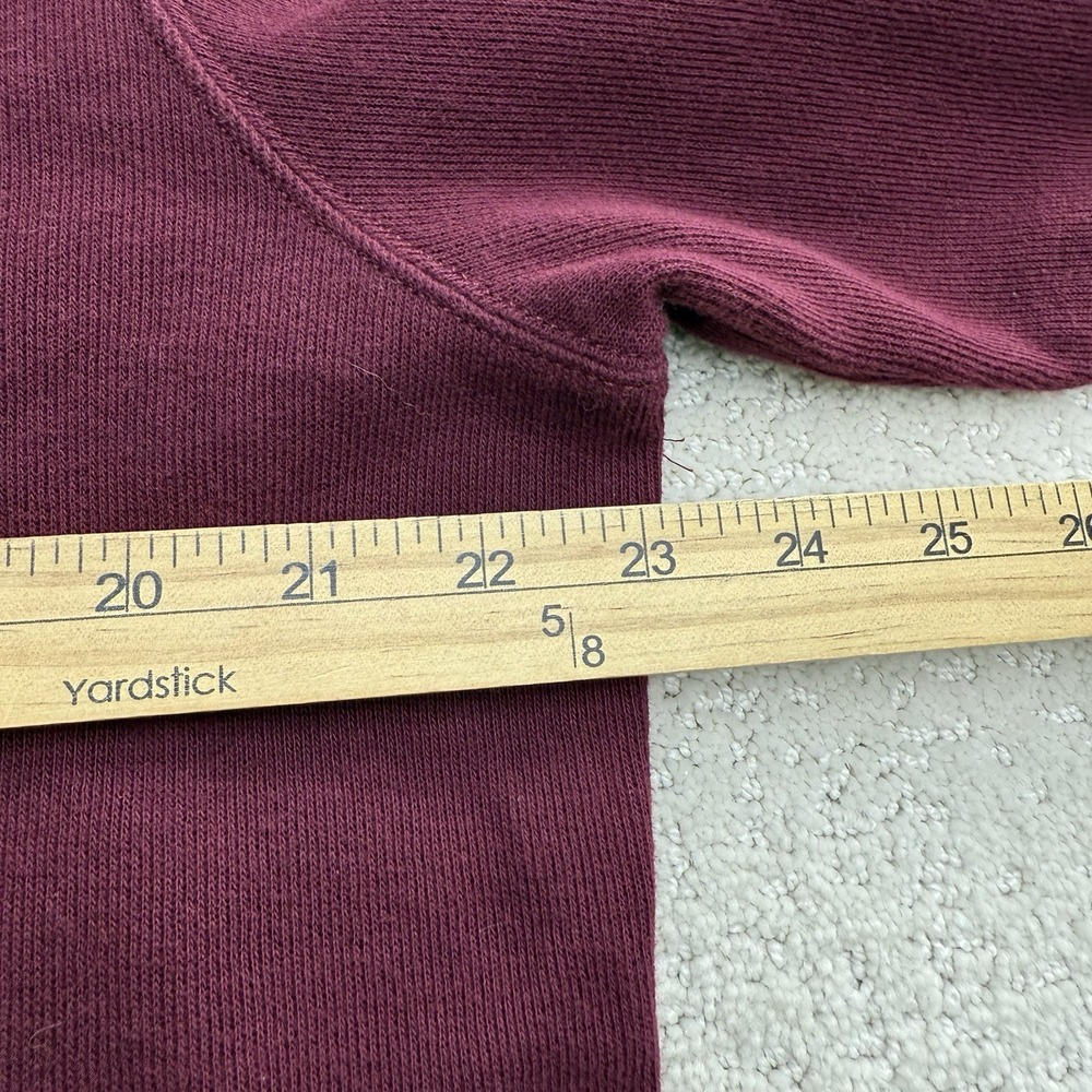 Polo Ralph Lauren Estate Rib Pullover Mens L Burgundy 1/4-Zip Cotton Preppy - Picture 5 of 8